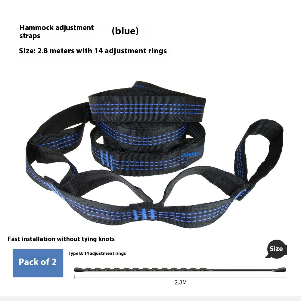 Quick Build Adjustable Distance Bandlet High Strength Polyester Hammock Strap
