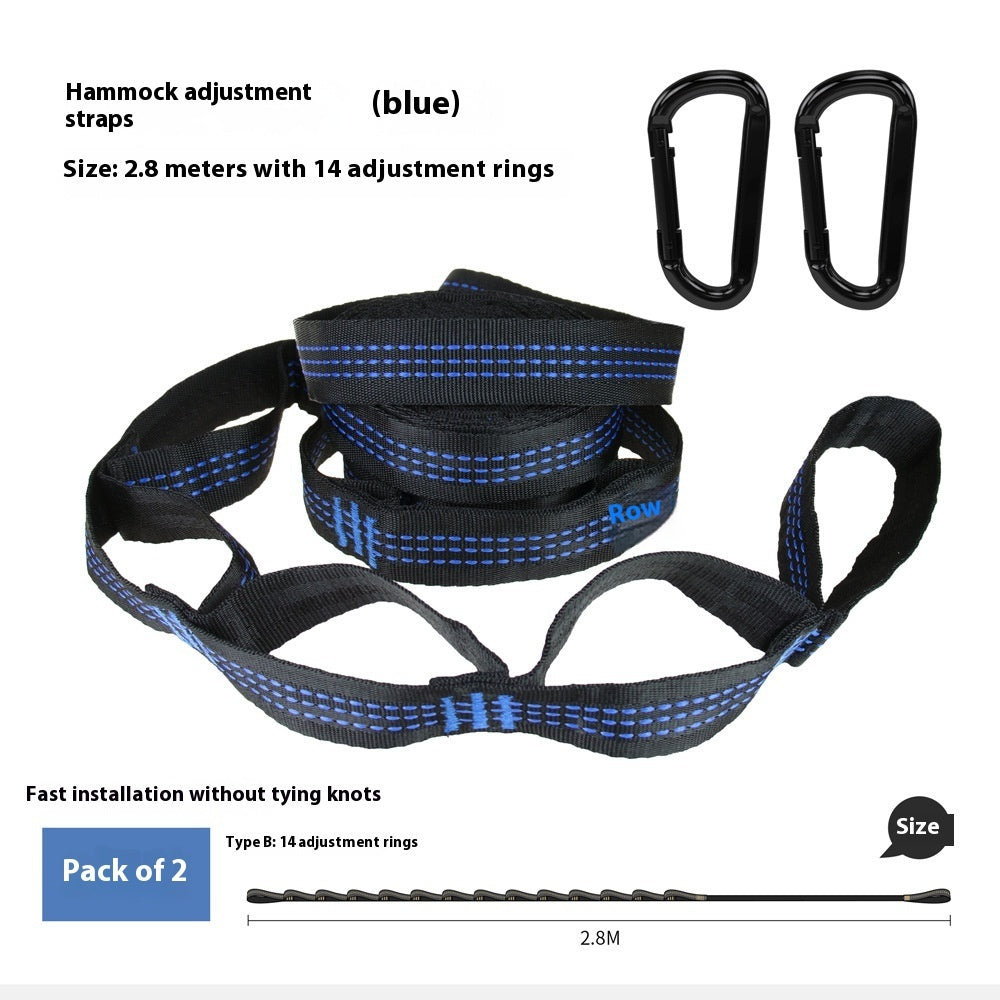 Quick Build Adjustable Distance Bandlet High Strength Polyester Hammock Strap