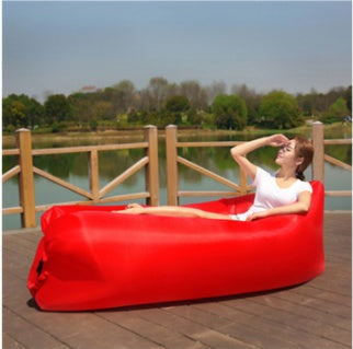 Outdoor Air Sofa Fast Inflatable Laybag Hangout Lounger Beach Air Bed Folding Sleeping Bag Lazy Sofa Lazy Air Sofa