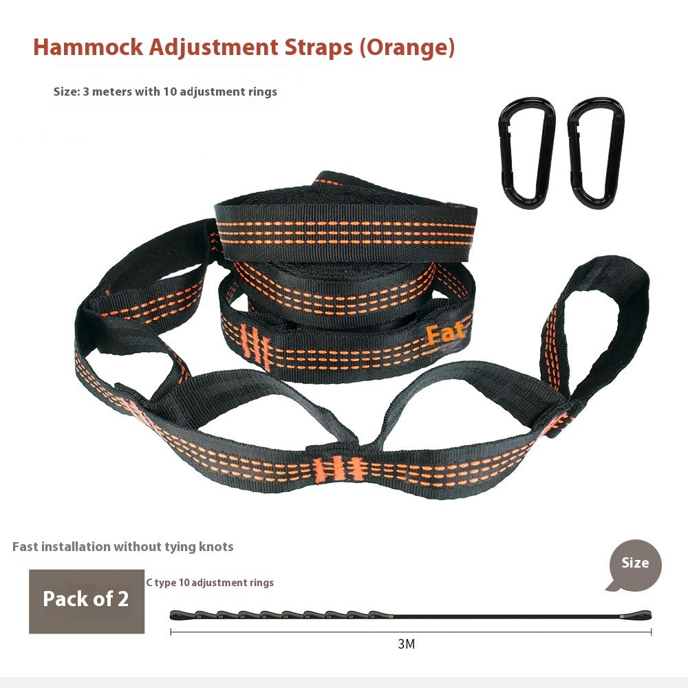 Quick Build Adjustable Distance Bandlet High Strength Polyester Hammock Strap
