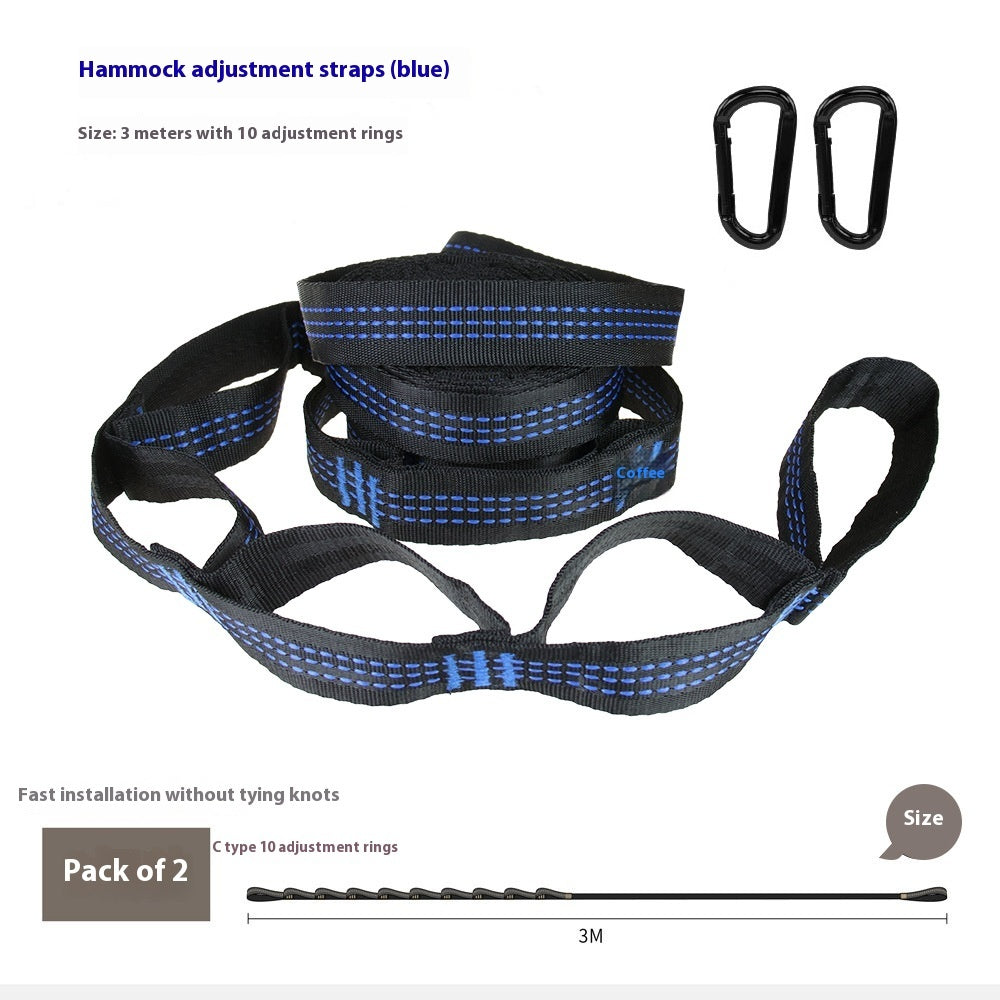 Quick Build Adjustable Distance Bandlet High Strength Polyester Hammock Strap