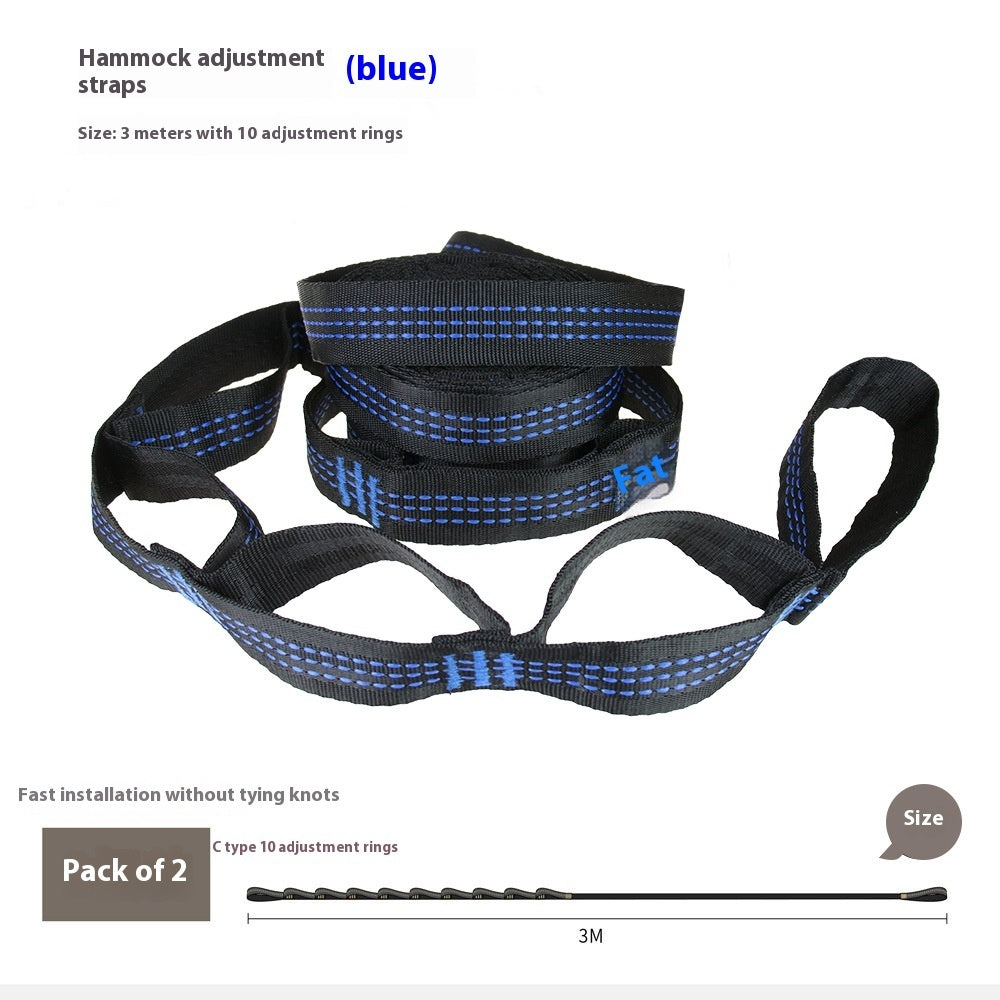 Quick Build Adjustable Distance Bandlet High Strength Polyester Hammock Strap