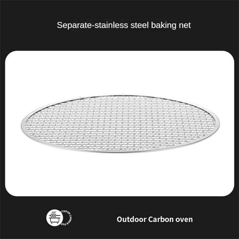 Stable Heating Area Grill Barbeque Grill Portable Stainless Steel Campfire Grills For Outdoor Bbq Camping Picnics Lightweight