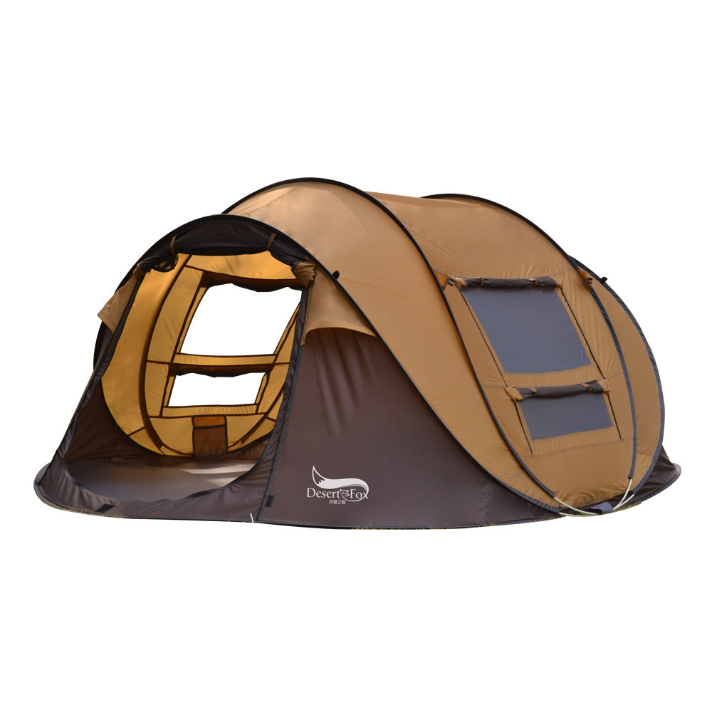 Outdoor Automatic Tent 3-4 People Quickly Building-free Boat Tent Multi-person Camping Park Tent Rainproof