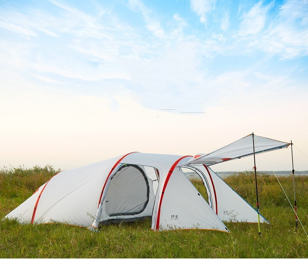 Static Nebula Layer Light 3 Person Tunnel Tent Outdoor Mountaineering Camping
