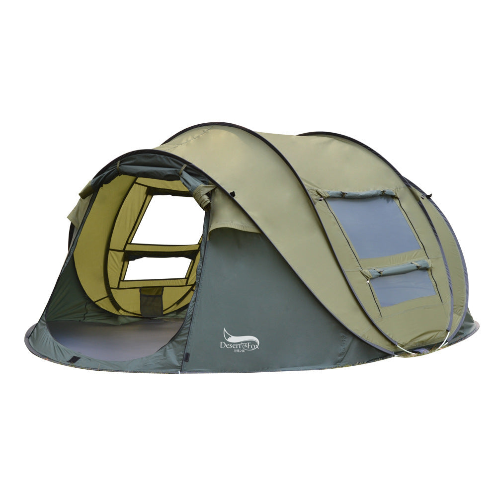 Outdoor Automatic Tent 3-4 People Quickly Building-free Boat Tent Multi-person Camping Park Tent Rainproof