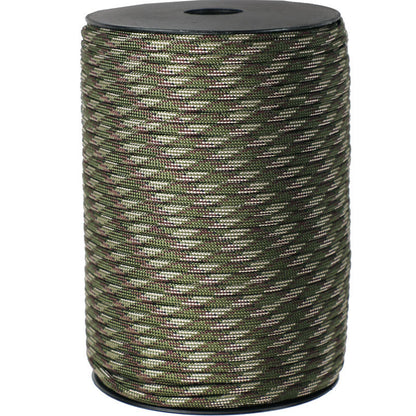 100 M Shaft-mounted 9-core Outdoor Mountaineering Camping Emergency Survival Rope